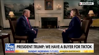President Donald Trump: "We have a buyer for TikTok… I’ll need probably China approval and I think President Xi will probably do it… It’s a group of very wealthy people."