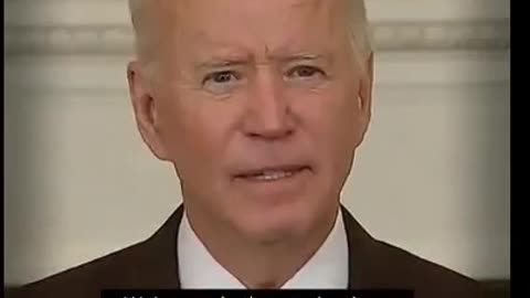 MESSAGE FOR THE UNVACCINATED FROM "PRES." JOSEPH BIDEN