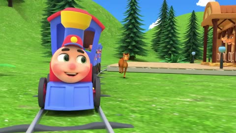 Train choo choo song | nursery rhymes and kidsplay songs