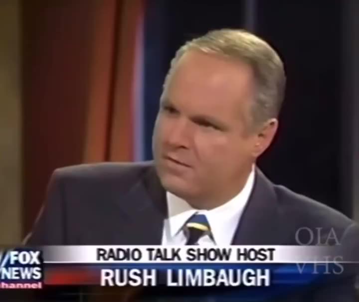Rush Limbaugh was speaking FACTS back in the day..