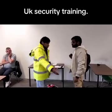 UK security training😁 For your local supermarket or asylum hotel...