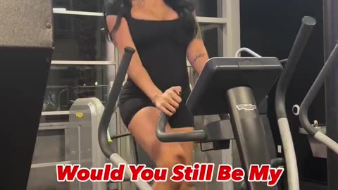 Tgirl making workout to you