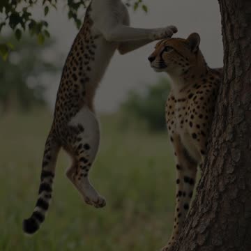 Luna and Cheetah A Friendship Beyond Worlds