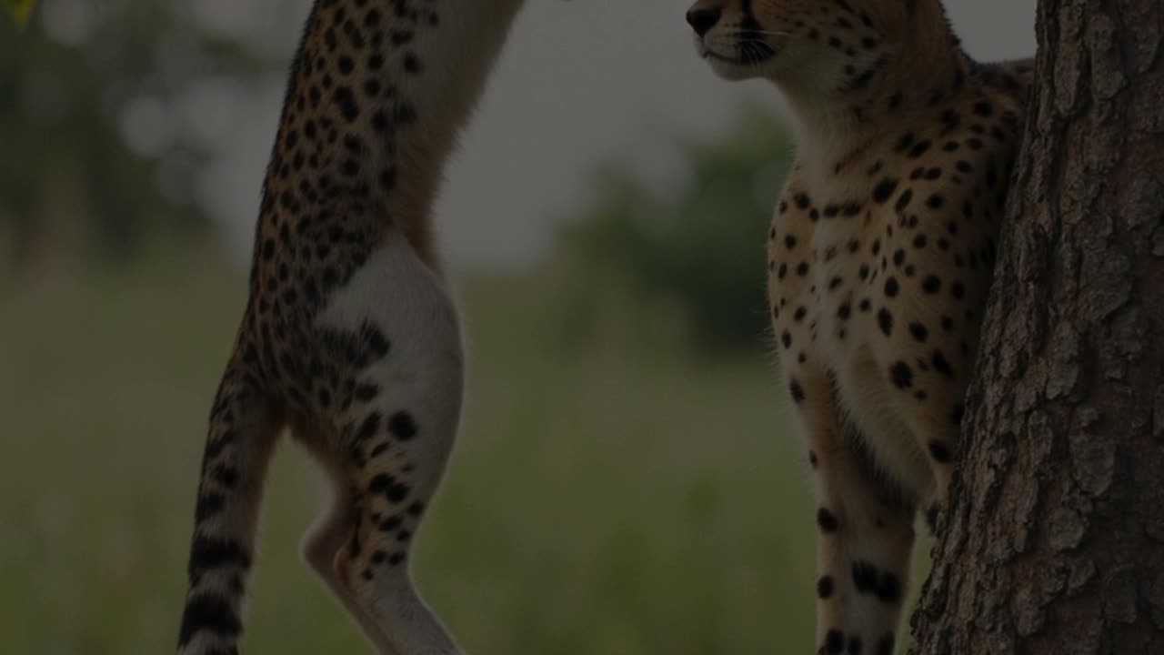 Luna and Cheetah A Friendship Beyond Worlds
