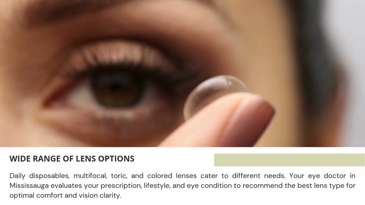 What to Know About Contact Lenses from an Eye Doctor in Mississauga