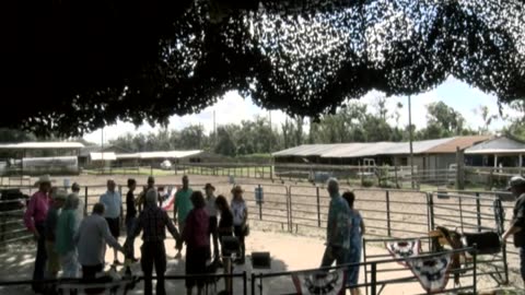 Skipper Calder & Cowboy-up Ministry bring horse training with a message at 11am.