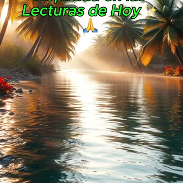 🙏✨Oración Inspirada en las Lecturas de Hoy ✨🙏