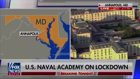 US Naval Academy in Annapolis Maryland locked down due to armed intruder, identified as former midshipman