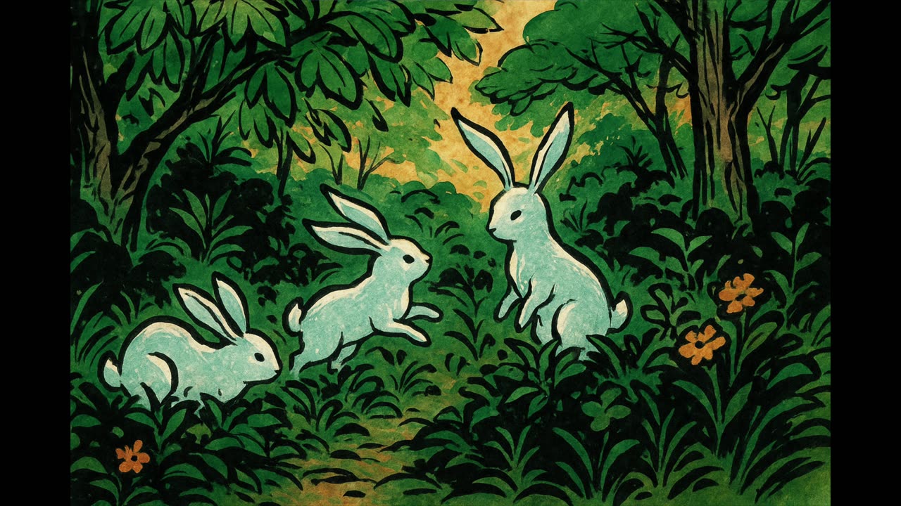 Bunnies in the brush V5