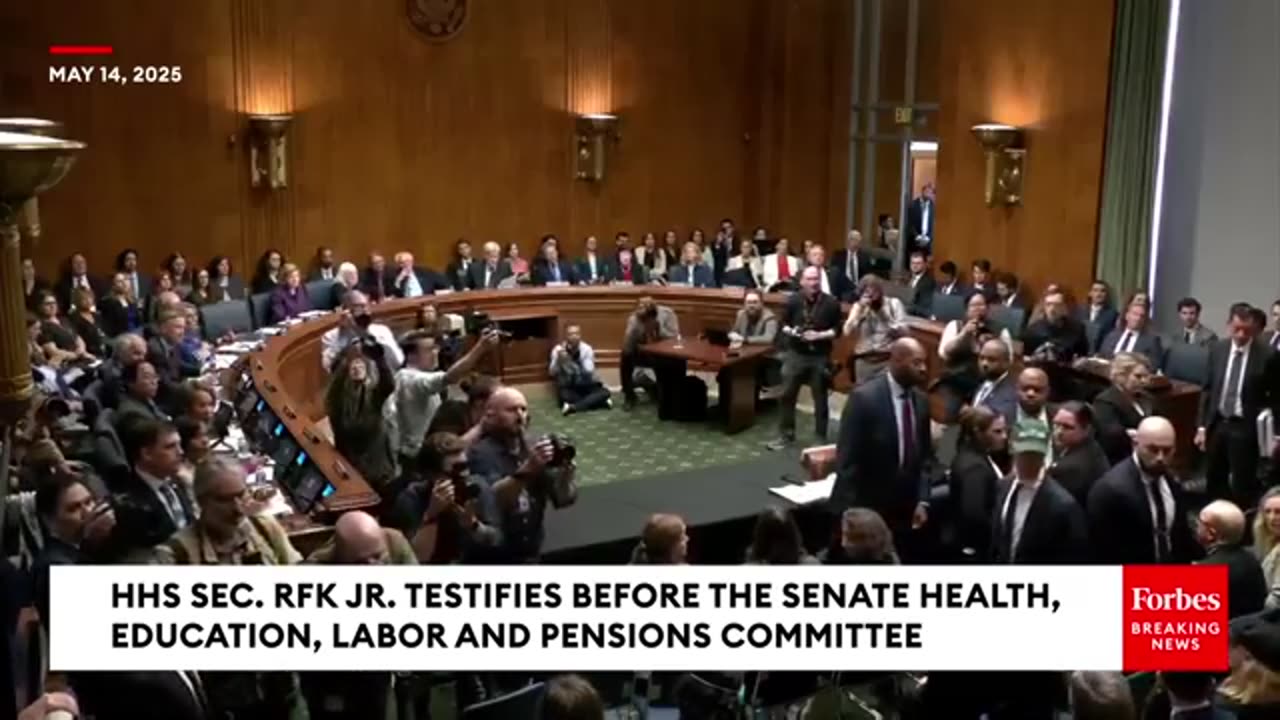 BREAKING NEWS: All Hell Breaks Loose When Sec. RFK Jr. Interrupted By Protesters At Hearing