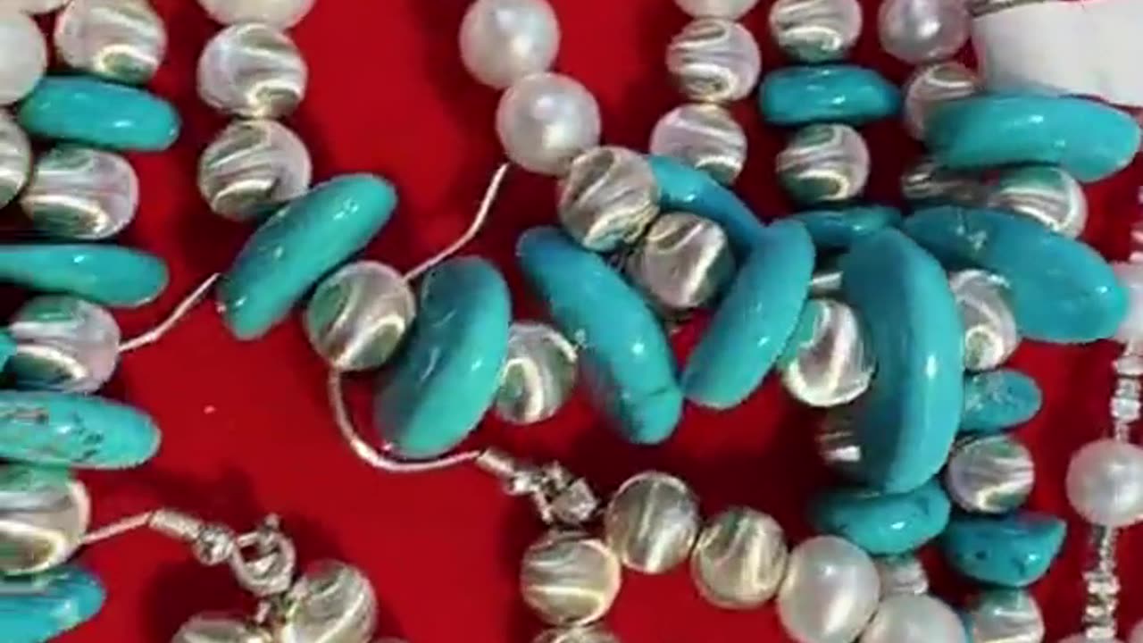 250404-4 Carefully selected Sleeping Beauty sterling treatment turquoise