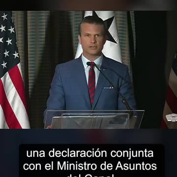 Hegseth is down in Panama and has a HUGE announcement