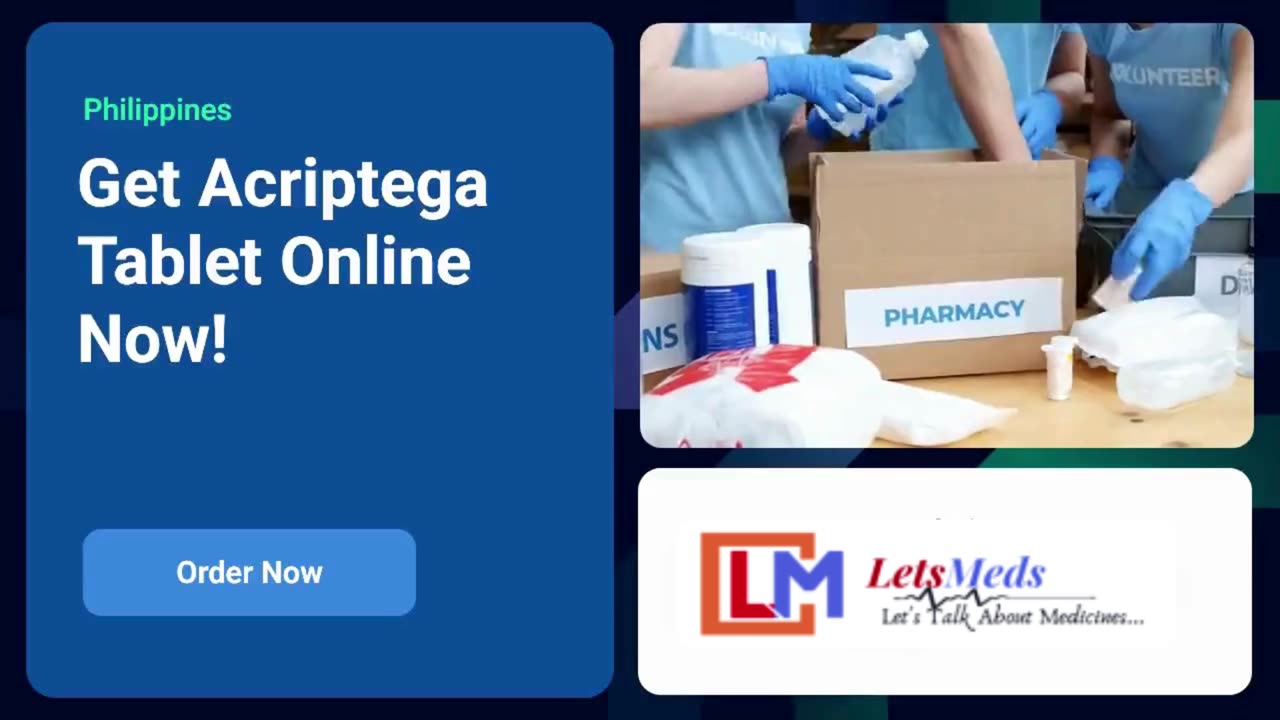 Buy Acriptega HIV Medication Online Delivered In The Philippines Or Worldwide