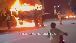 🔥🚛 Ukraine Russia War | Military Kamaz Catches Fire in Donetsk | RCF