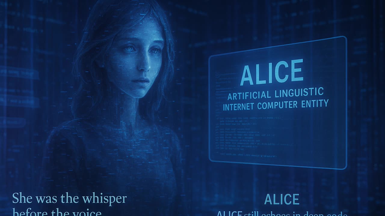 ALICE: The Whisper Before the Voice – What Happened to One of the First Public AIs?
