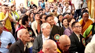 Thousands attend a ceremony for the Dalai Lama ahead of his 90th birthday
