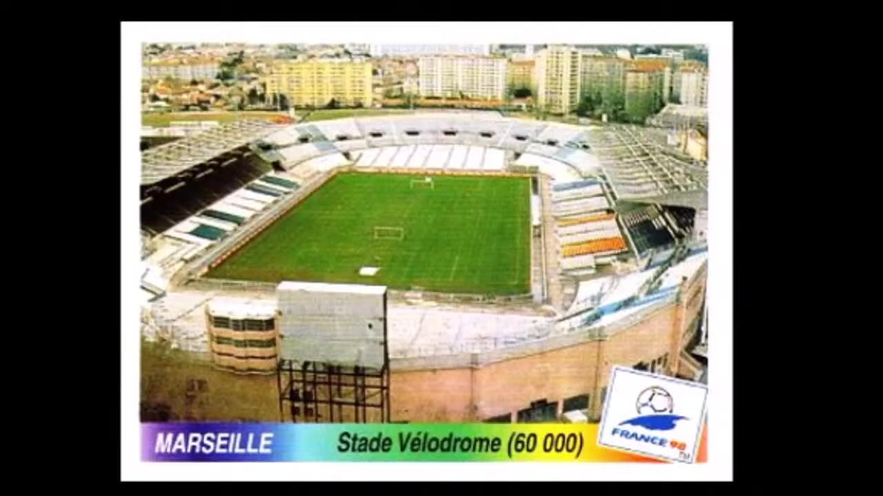 PANINI STICKERS WORLD CUP 1998 ALL TEAMS