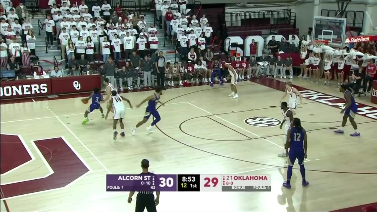 2024-12-07 Alcorn State vs Oklahoma Sooners