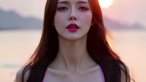 😍 Super huge boobs ❤️ bouncing & jumping #ai #aiart #aibeauty #huge #boobs #thailand #usa #china