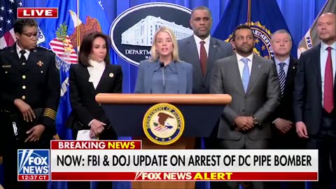 Attorney General Pam Bondi just announced alleged DC pipe bomber Brian Cole Jr