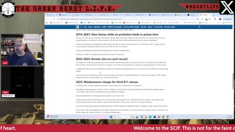 SCIF-[273]– Man with 14 prior arrests stabs lady on train. Dems to kick of more Jan 6 cmmte.