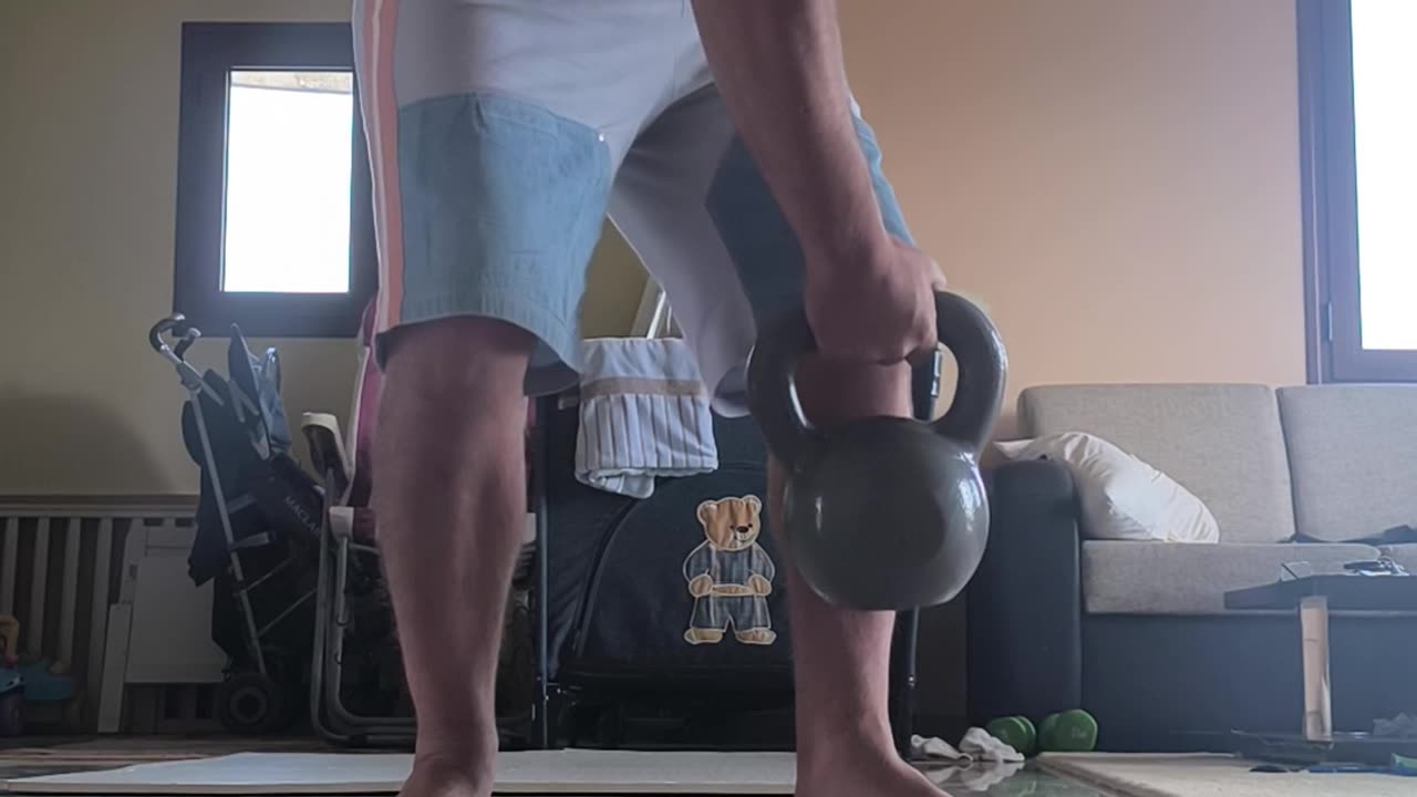 Hard training legs