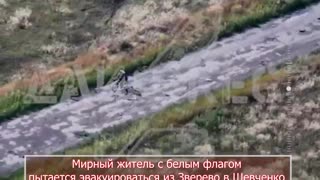 Tragic! Ukrainian Drone Operators Killed a Civilian Waving a White Flag