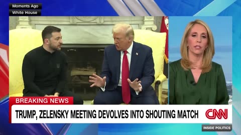 the altercation in the Oval office between Trump and Zelensky