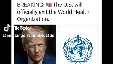 President Trump - EO14155 - Leaving the WHO