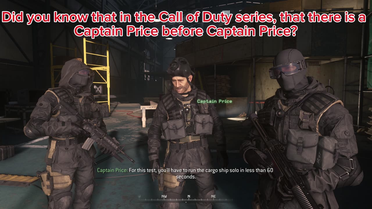 Did you know: Captain Price from Call of Duty.