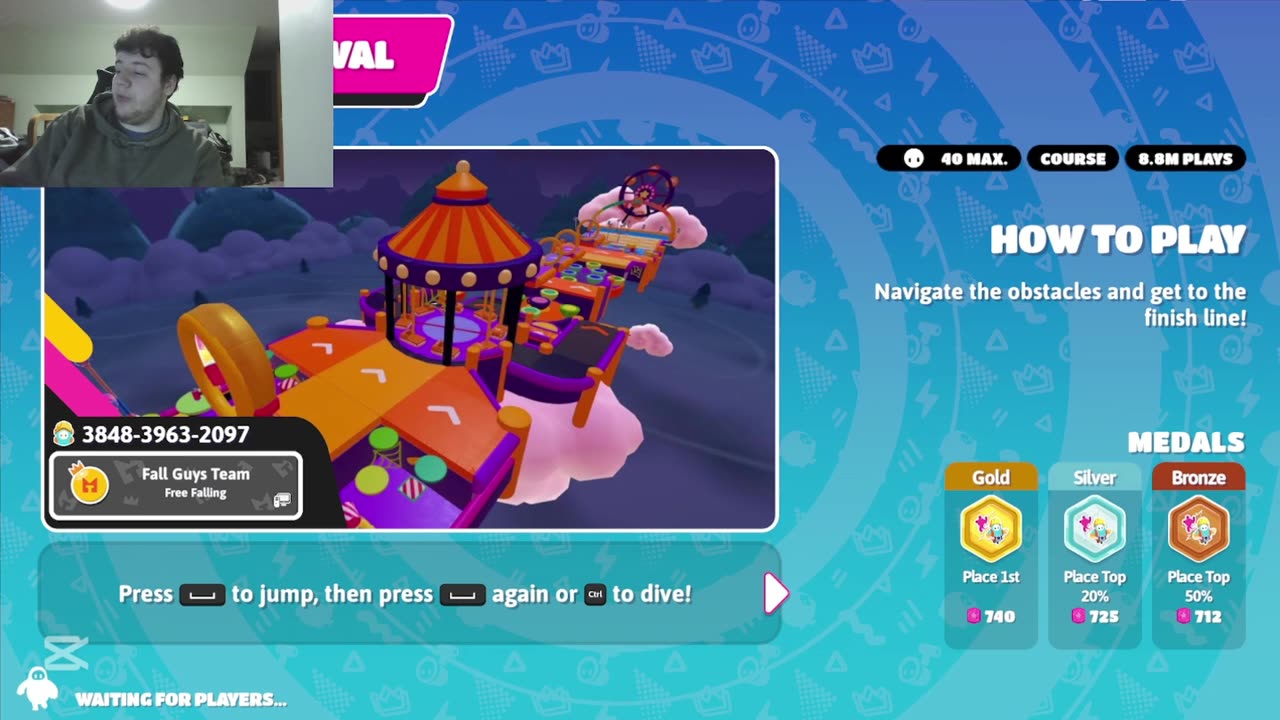 Play Fall guys rank mod and not good