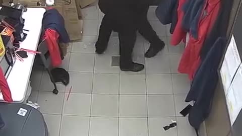 Chick fil A Employee Bravely Defends Himself!