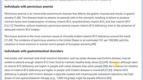 Part II - B Vitamin Absorption and Correlation To Liver Function