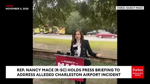 'I Don't Currently Feel Safe Flying Through That Airport': Nancy Mace Slams Charleston Airport