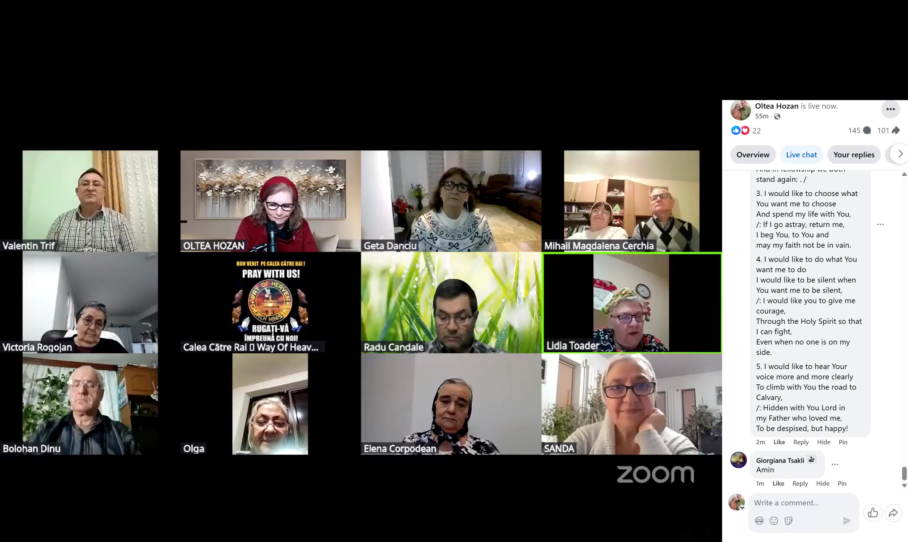 CALEA CĂTRE RAI PĂRTAȘIE🙏🏻WAY OF HEAVEN INTERNATIONAL MINISTRY ~A FOST LIVE~ LUNI/MONDAY 8 DEC, 2025