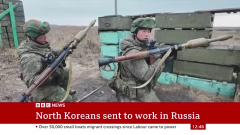 North Koreans tell BBC they are being sent to work 'like slaves' in Russia