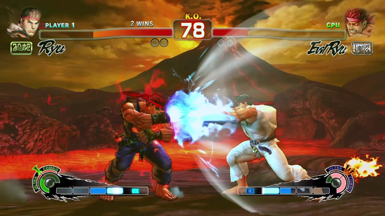 Ryu vs Evil Ryu