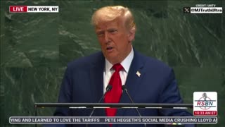 President Trump 💥💥💥 The UN is supposed to Stop Invasions, NOT CREATE & FINANCE THEM