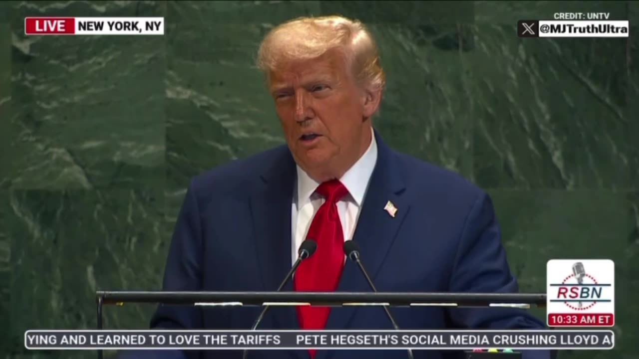 President Trump 💥💥💥 The UN is supposed to Stop Invasions, NOT CREATE & FINANCE THEM