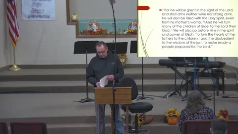 15 Minute Seminar week 2 of 5 at Moose Creek Baptist Church 11/09/2025