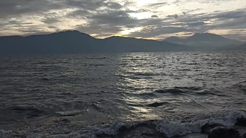 Waiting and Witnessing the Sunset at Lake Singkarak West Sumatra Indonesia Part 9