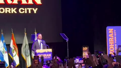 Zohran Mamdani Greets Supporters After Winning the New York Mayor Race