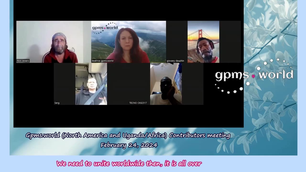 We need to unite worldwide, then, it is all over