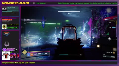 Destiny 2: 6-20-25 Thrilladrome is the Lost Sector. Arc Surge.