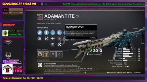 Destiny 2: 6-20-25 Thrilladrome is the Lost Sector. Arc Surge.
