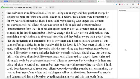 were dealing with extradimensional aliens and this is a loosh farm?