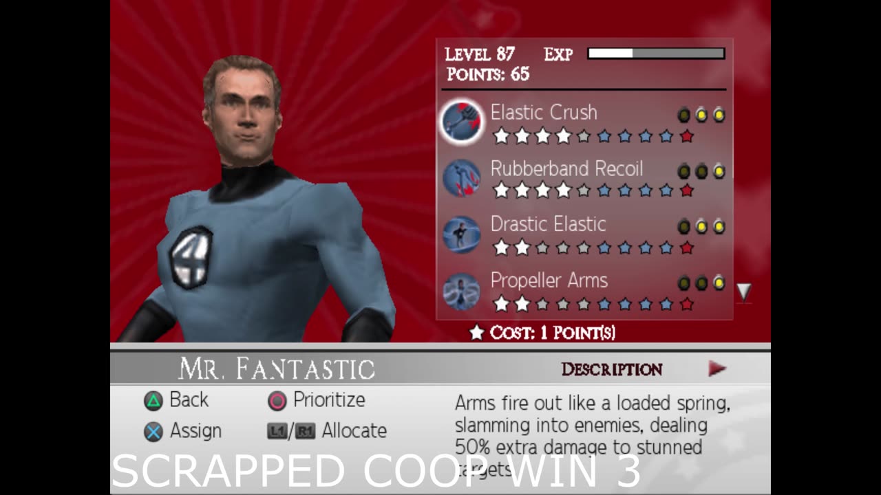 Ultimate Alliance 2 Mister Fantastic Voicelines