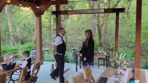 Jeremy and Mom dance