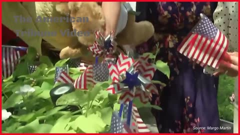 Heartwarming Video Shows Melania Trump Setting Up 4th of July Decorations at Children’s Hospital