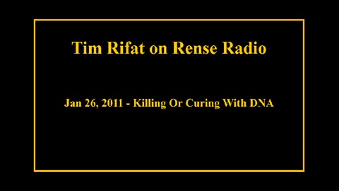 Jan 26, 2011 - Killing Or Curing With DNA